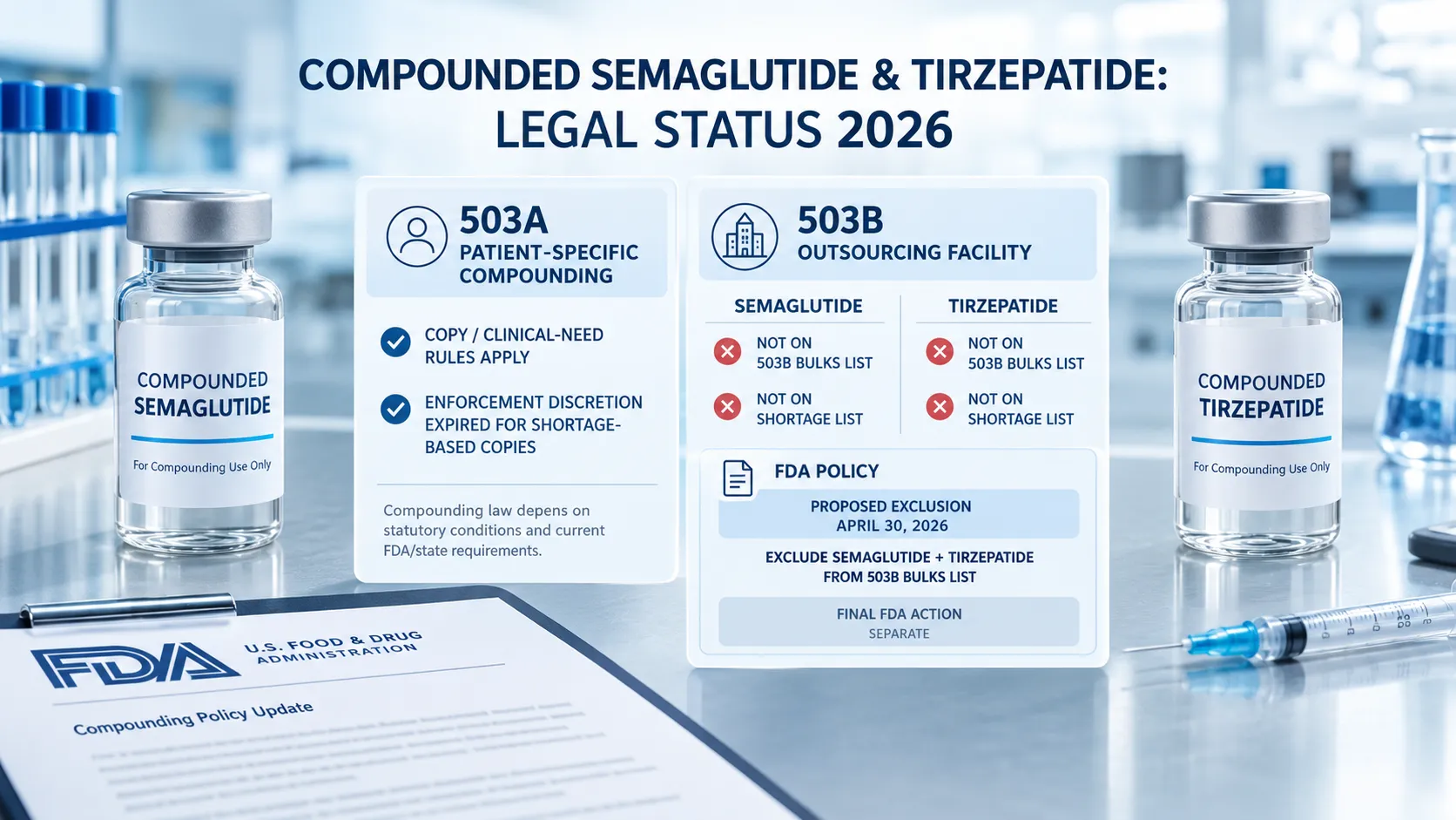 Are Compounded Semaglutide and Tirzepatide Still Legal in 2026