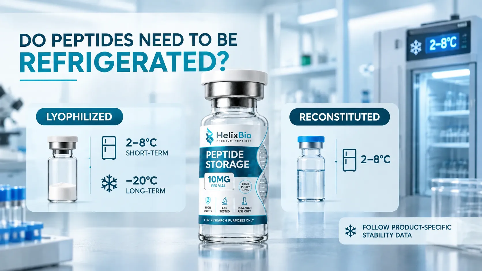 Do Peptides Need to Be Refrigerated?
