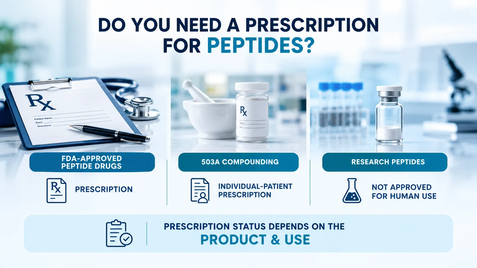 Do You Need a Prescription for Peptides? 2026 FDA Rules