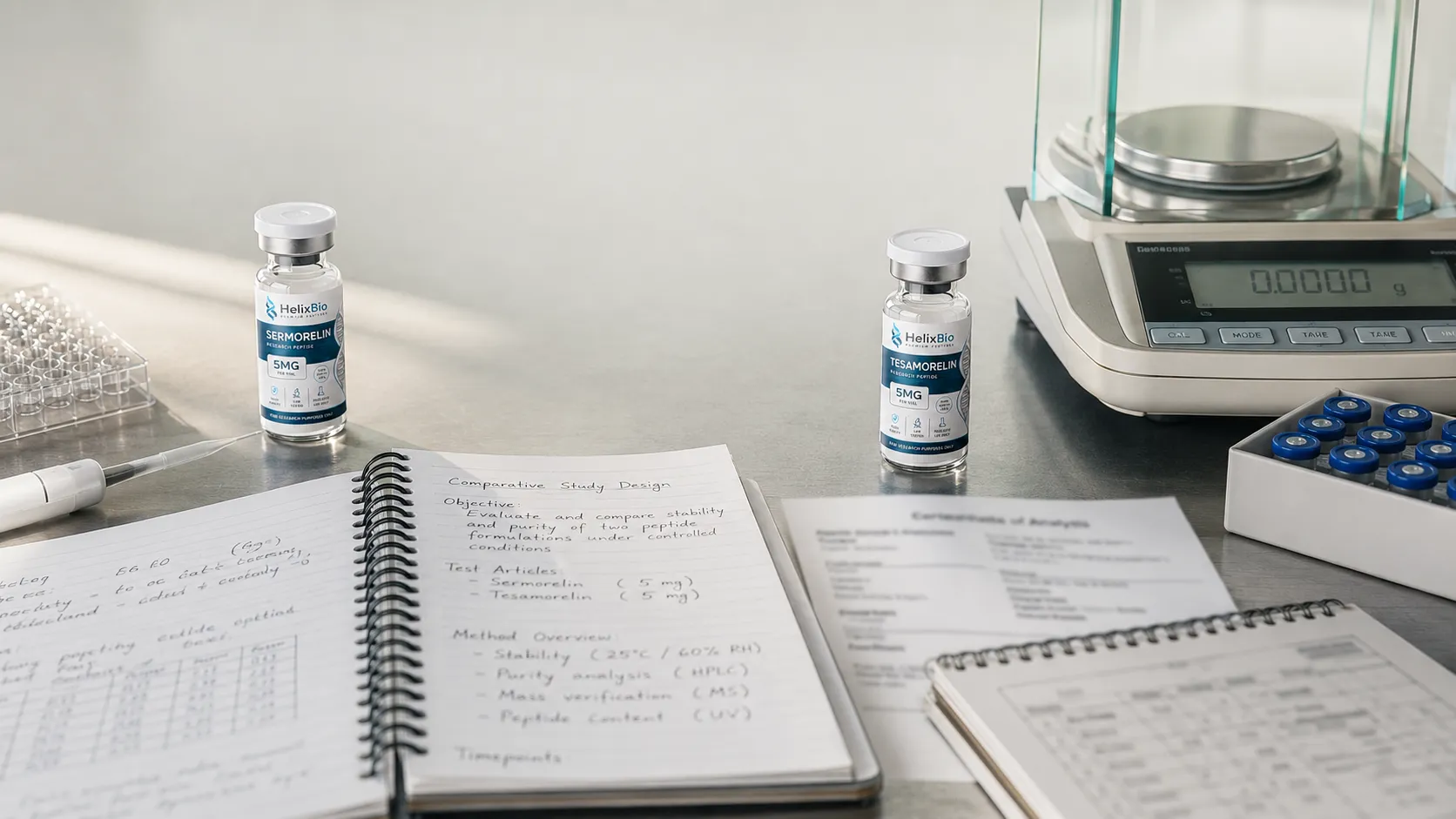 Sermorelin vs Tesamorelin: Comparing GHRH Analog Research