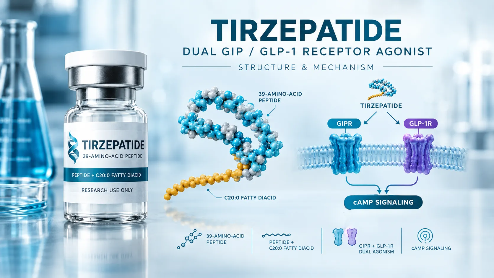 Tirzepatide Research Peptide: Dual GIP and GLP-1 Agonism Explained